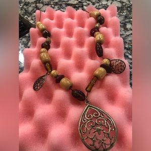 Wooden Bead Necklace